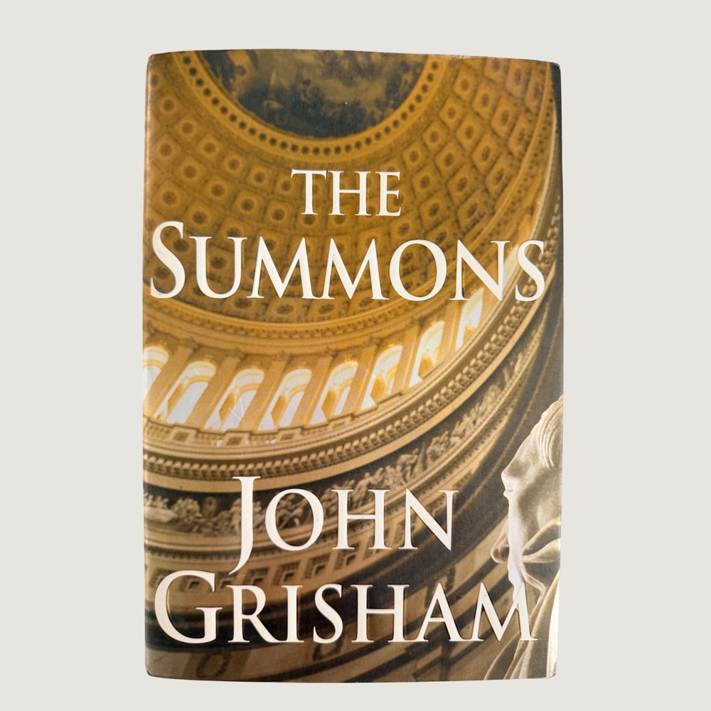 John Grisham The Summons Book Hardcover First Ed. 2002 Fiction Legal Thriller